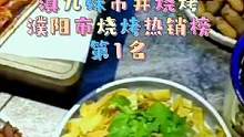 #搜索流量来了 滇九妹市井烧烤荣获濮阳市烧烤热销榜第1名，百串宵夜套餐，原价73，抖音团购只要19，