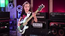 10岁小网红贝斯手Ellen翻弹Metallica 经典之作 For Whom The Bell T