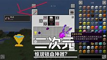 我的世界二次元装备竟然出现锁血神器？