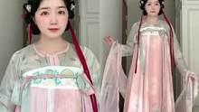 #汉服 148的齐胸四件套！唐制测评来啦#服装测评 #多多宝藏店 #国风
