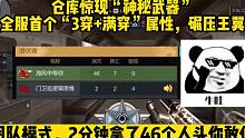 三穿+满穿的步枪你见过吗？全服首把三穿武器来了，团队轻松46杀