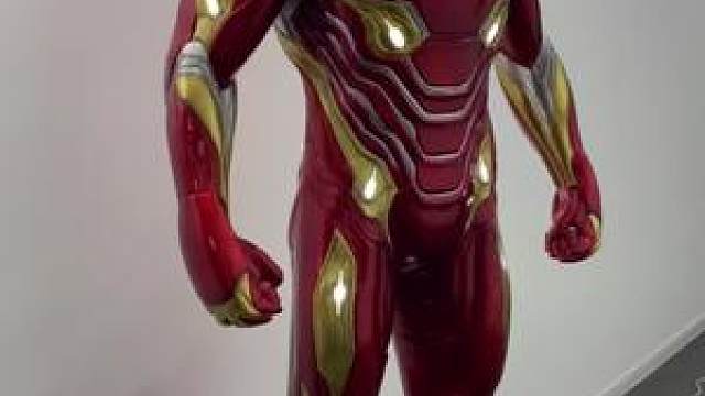 等身钢铁侠mk50感兴趣吗#钢铁侠#等身手办#模型#漫威