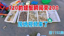 码头买螃蟹称好120瞬间变200，还好岛主够机智，现场视频来了