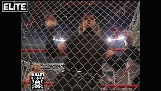 【WWE】哈迪兄弟 VS 队长艾吉 不可饶恕00 铁笼赛