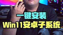 如何一键安装win11安卓子系统#win11 #安卓子系统#电脑技巧  