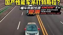 国产性能车吊打#特斯拉？#懂车帝揭秘新能源耐热真相 
