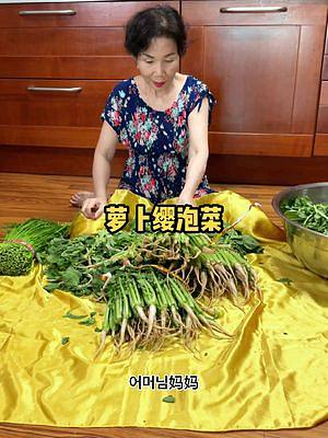 韩国婆婆今天又做萝卜缨泡菜了#美食创作人