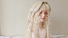 【lolita造型假发展示】一个温柔的超长发卷发造型