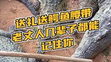 送礼送鳄鱼腰带，老丈人几辈子都能记住你#鳄珍