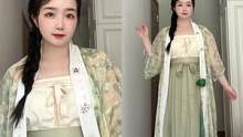 #服装测评 夏日百元汉服穿搭！清凉舒适的宋制测评#多多宝藏店 #汉服