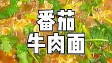 我们家常吃的番茄牛肉面，这个也是非常简单快捷的！#跟抖音学做菜