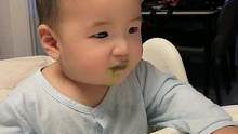 小油菜#人类幼崽成长记 #干饭人 #可爱的小吃货
