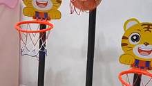可以升降的迷你篮球架，在家里就能练习投篮，真好玩！#篮球框 #儿童玩具 #投篮 #篮球 #在家打球