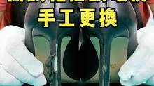 高跟鞋后跟破皮手工更换.#奢侈品修复 #鞋子翻新 #修鞋