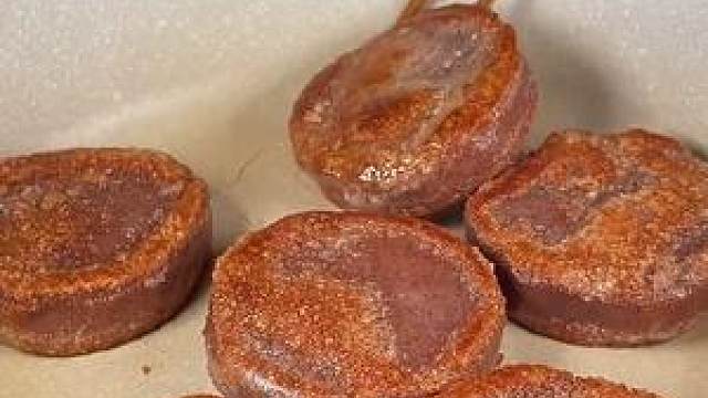 外酥里嫩糯叽叽的高粱糍粑,还是小时候的味道,是真的好吃#糍粑