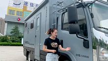 五十铃方仓版房车 济南房车