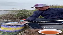 为了这次垂钓特意买了个能装三十斤的大盆，这么恶劣的天气，钓友们说我会爆盆吗？(十四)