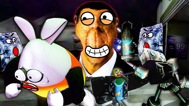 逃离表情包 海绵宝宝在后室建家,掉进去的人都被吃了 阿波兔解说