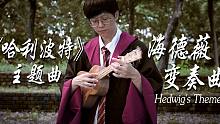 霍格沃茨永不毕业！哈利波特主题曲《海德薇变奏曲》Hedwig's theme  尤克里里指弹演奏【桃