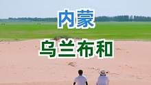 在广阔的沙漠上“作画”   你见过吗？#沙漠里能有什么惊喜 