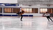 #拍摄技巧 #拍摄花絮 #拍摄 #危险动作请勿模仿 #滑冰