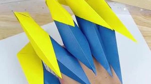 超简单快速学会的龙爪折纸!两种变换形态还记得折法吗?