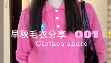 4件温柔甜酷早秋毛衣分享合集～每件都很爱！