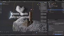 Blender插件-打雷下雨闪电模拟特效 Thunderstorm V1