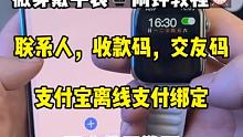 手表还能同步闹钟？支付宝离线支付怎么绑定 #华强北 #智能手表 #高新数码