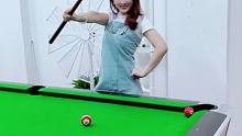 杆法来了#台球 #是时候展现真正的技术了 #爱生活爱运动