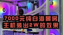 这个纯白色海景房主机的颜值确实有点高 