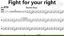 【金牌乐手网】DT0989.Beastie Boys - Fight for your right 