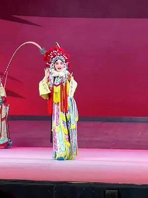 神女劈觀完整版，建議全屏觀看！#千朵玫瑰帶來的黎明 #原神 #弘揚(yáng)戲曲文化 #真人真唱 