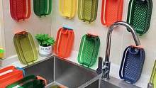 厨、卫龙头上安装这么一个置物架，收纳洗刷小工具，空间也利用了，而且沥水干净卫生#厨房好物 #置物架 