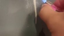 壁虎这个玻璃烫脚脚