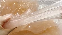 水洗一盆水晶藕粉