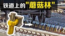 “减速顶”是什么？铁道旁冒出的一排排“铁蘑菇”，有什么用？