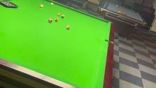 只要肯练 连100也不是很难#台球