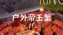 户外来只帝王蟹#露营报告 #户外 #野营 #户外美食 