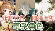 未来上线的草系角色！有哪些？何时up？