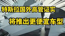 特斯拉将推出更便宜的车型，下探到16万起！