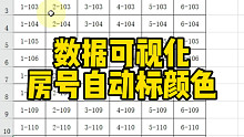 数据可视化房号自动标颜色