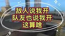 敌人说我开
队友也说我开
这算啥