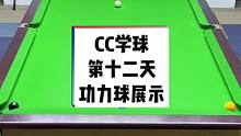 杆法是动作完成后的结果、发力动作做好了杆法就出来了、CC学会了、你会了吗#台球教学 #这操作都看傻了