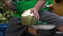 东南亚小吃，椰子果冻，我们中国有卖吗？#解压视频