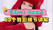 【小虎】BLACKPINK-Shut down，13个舞蹈细节教学