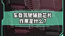 车载驾驶辅助芯片的作用是什么？#新能源汽车 