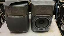 #二手设备 #发烧hifi #二手音响 #功放音响 #发烧友 爱华音箱，曰本产，5.5寸底音，双高音