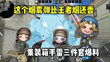 集装箱烟雾弹感觉比王者烟还香，集装箱手雷三件套爆料！