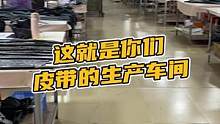 这就是你们皮带的生产车间#鳄珍 